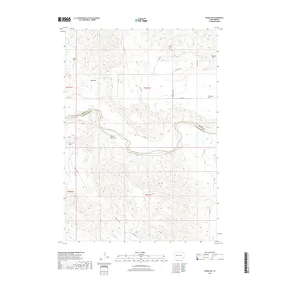 2017 Map of Pedro NW, 2017 Print