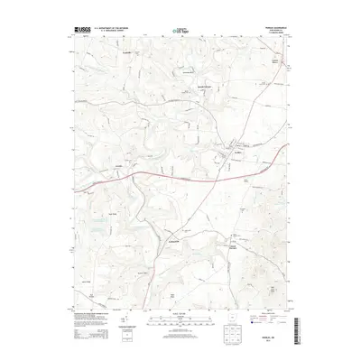 2013 Map of Peebles, 2013 Print