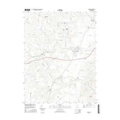 2016 Map of Peebles, 2016 Print