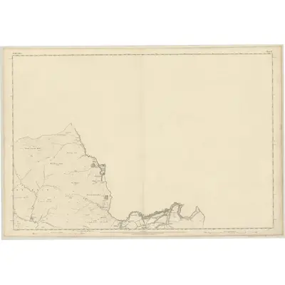 1856 Map of Peebles-shire, Sheet II, 1858 Print