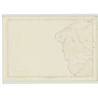 1856 Map of Peebles-shire, Sheet IV, 1858 Print