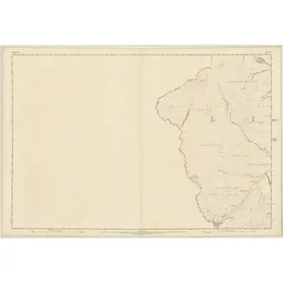 1856 Map of Peebles-shire, Sheet IV, 1858 Print