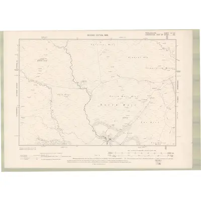 1898 Map of Peebles-shire Sheet IV.SE, 1899 Print