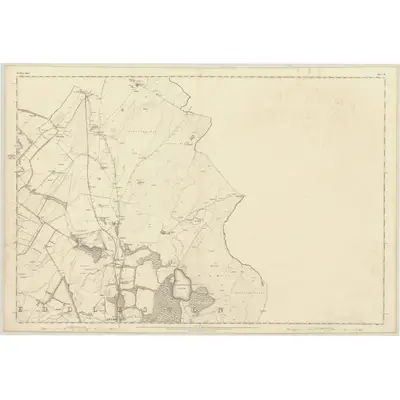 1856 Map of Peebles-shire, Sheet VI, 1858 Print