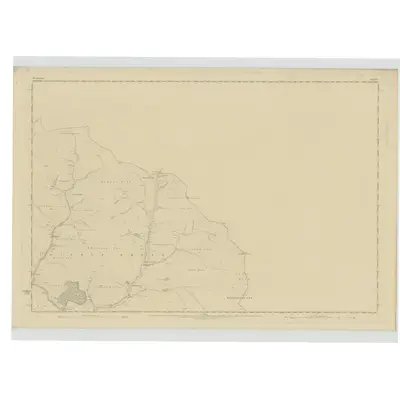 1856 Map of Peebles-shire, Sheet X, 1859 Print