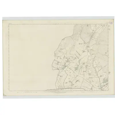 1856 Map of Peebles-shire, Sheet XI, 1859 Print