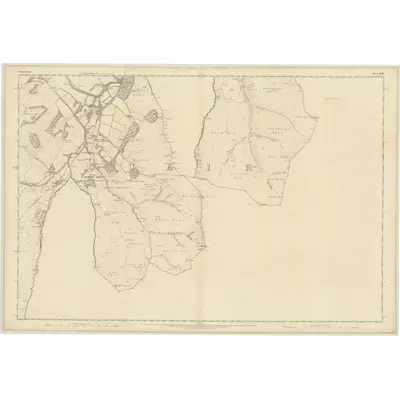 1856 Map of Peebles-shire, Sheet XVIII, 1859 Print