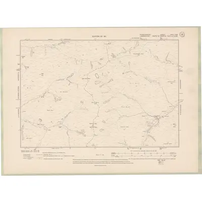 1906 Map of Peebles-shire Sheet XXIII.NW, 1911 Print
