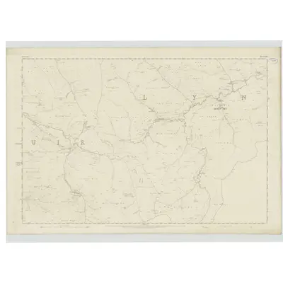 1856 Map of Peebles-shire, Sheet XXIV, 1860 Print