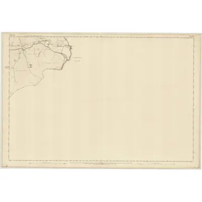 1856 Map of Peebles-shire, Sheet XXV, 1860 Print