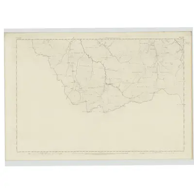 1856 Map of Peebles-shire, Sheet XXVI, 1860 Print