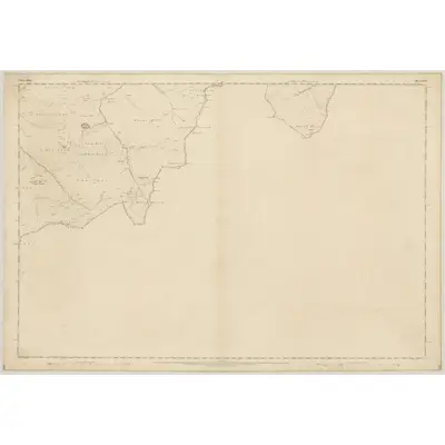 1856 Map of Peebles-shire, Sheet XXVII, 1859 Print