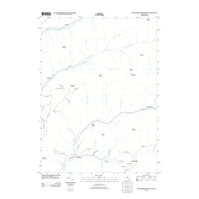 2013 Map of Peekamoose Mountain, 2013 Print
