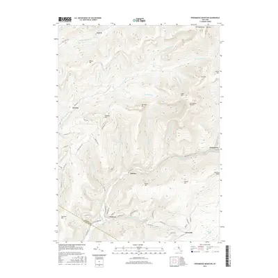 2016 Map of Peekamoose Mountain, 2016 Print