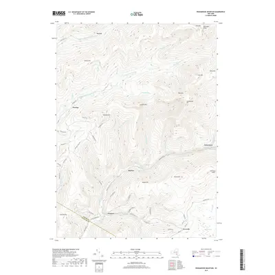 2019 Map of Peekamoose Mountain, 2019 Print