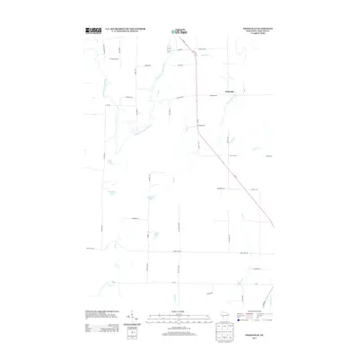 2013 Map of Peeksville, 2013 Print