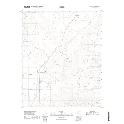 2018 Map of Peeples Valley, 2018 Print