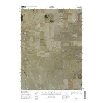 2016 Map of Peetz, 2016 Print