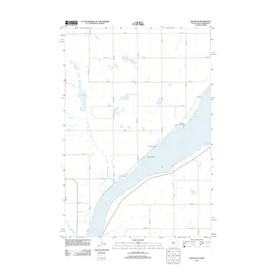2012 Map of Peever NE, 2012 Print
