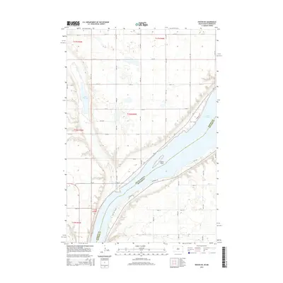 2015 Map of Peever NE, 2015 Print