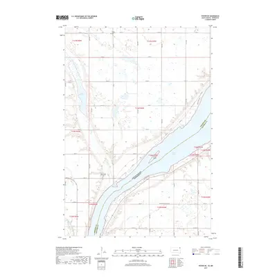 2017 Map of Peever NE, 2017 Print