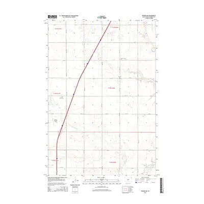 2015 Map of Peever NW, 2015 Print