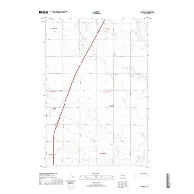 2017 Map of Peever NW, 2017 Print