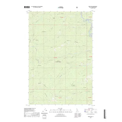 2020 Map of Peggy Peak, 2020 Print