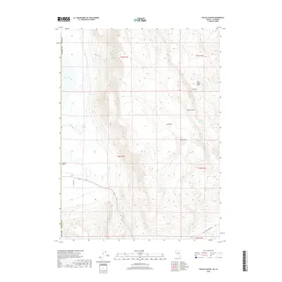2018 Map of Pegleg Canyon, 2018 Print