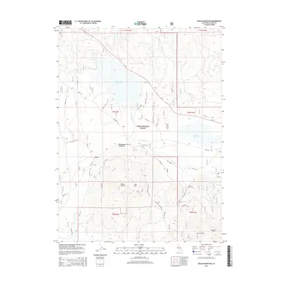 2015 Map of Pegleg Mountain, 2015 Print