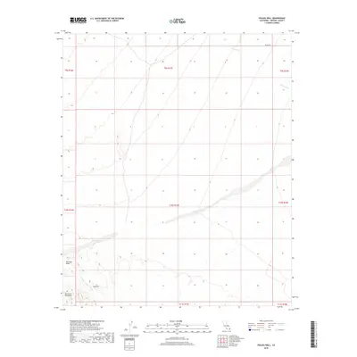 2018 Map of Pegleg Well, 2018 Print