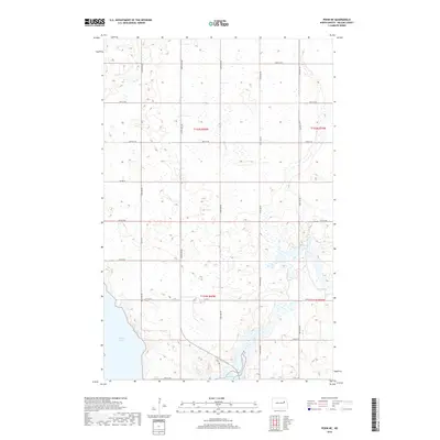 2018 Map of Pekin NE, 2018 Print