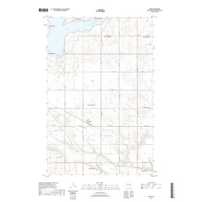 2018 Map of Pekin, 2018 Print