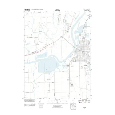 2012 Map of Pekin, 2012 Print