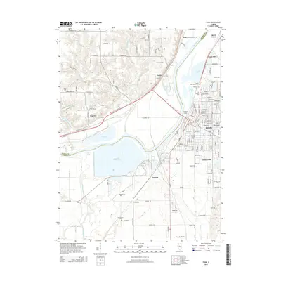 2015 Map of Pekin, 2015 Print