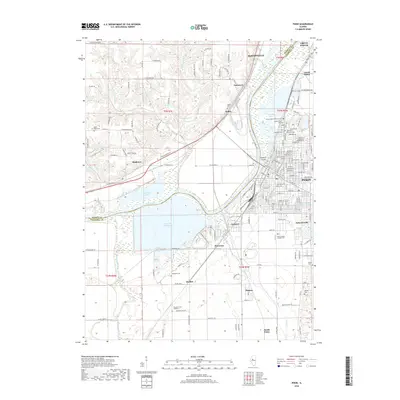 2018 Map of Pekin, 2018 Print