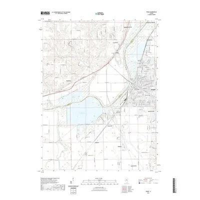 2021 Map of Pekin, 2021 Print
