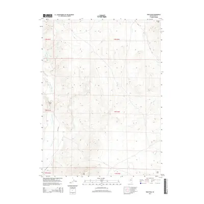 2014 Map of Peko Peak, 2014 Print