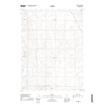 2018 Map of Peko Peak, 2018 Print
