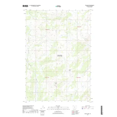 2017 Map of Pelican Cone, 2017 Print