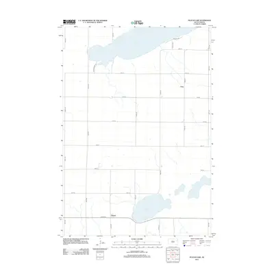 2012 Map of Pelican Lake, 2012 Print