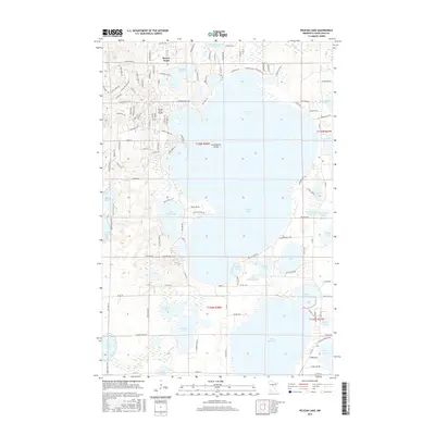 2016 Map of Pelican Lake, 2016 Print