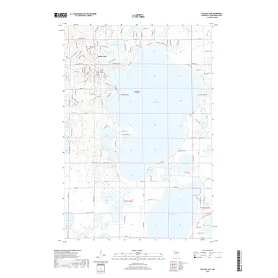 2019 Map of Pelican Lake, 2019 Print