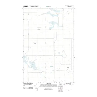 2011 Map of Pelican Lake, 2011 Print