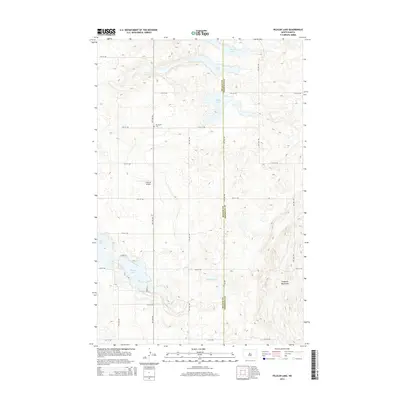 2014 Map of Pelican Lake, 2014 Print