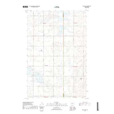 2018 Map of Pelican Lake, 2018 Print