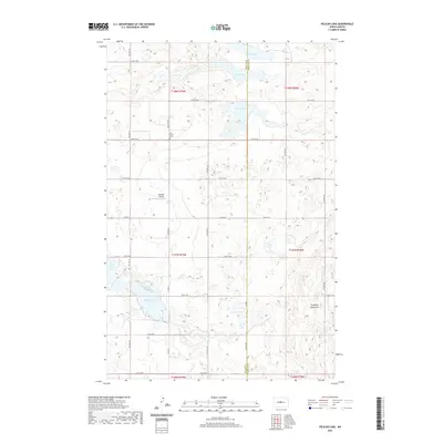 2020 Map of Pelican Lake, 2020 Print