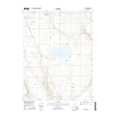 2014 Map of Pelican Lake, 2014 Print