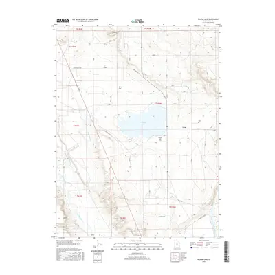 2017 Map of Pelican Lake, 2017 Print