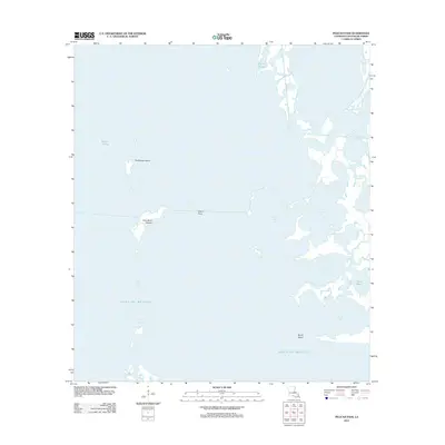 2012 Map of Pelican Pass, 2012 Print
